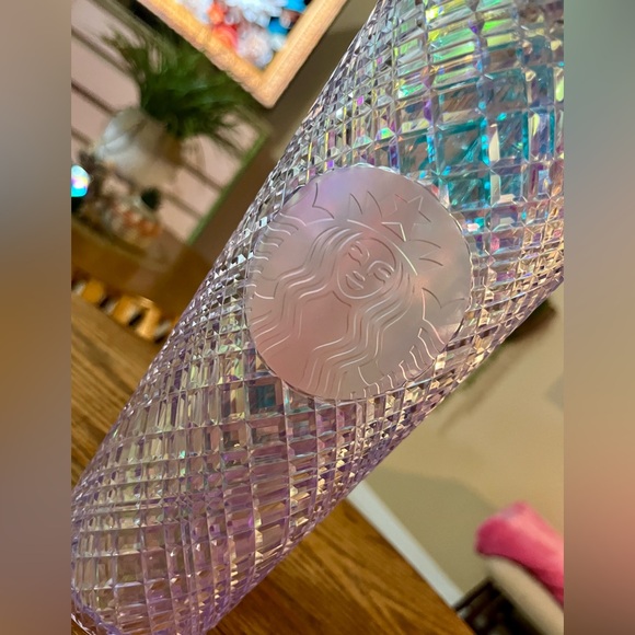 2022 LE Starbucks Unicorn Jeweled Holiday Iridescent Tumbler - 24oz Venti - Picture 2 of 7